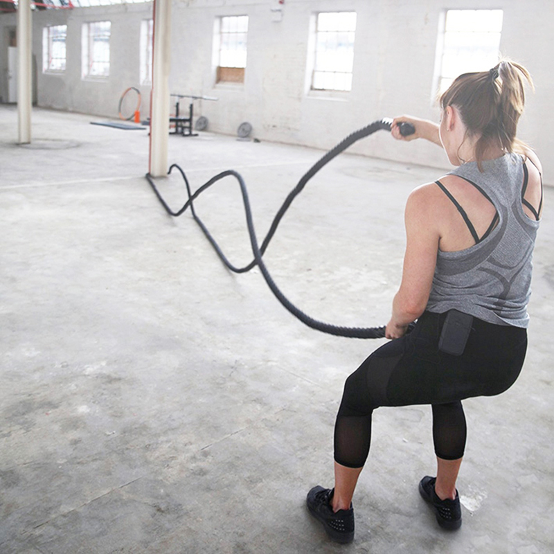 Crossfit No Equipment Workouts - 9M/12M/15M Fitness Battle Rope Crossfit Schwere