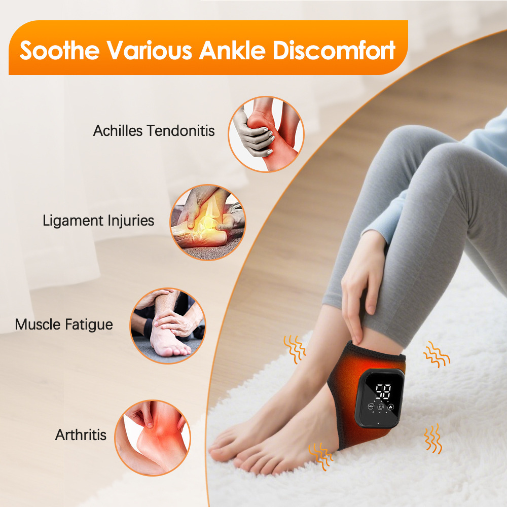 Wrist Wrap Support - Elektrische Knöchel Wärme Massagegerät Vibrator Fuß