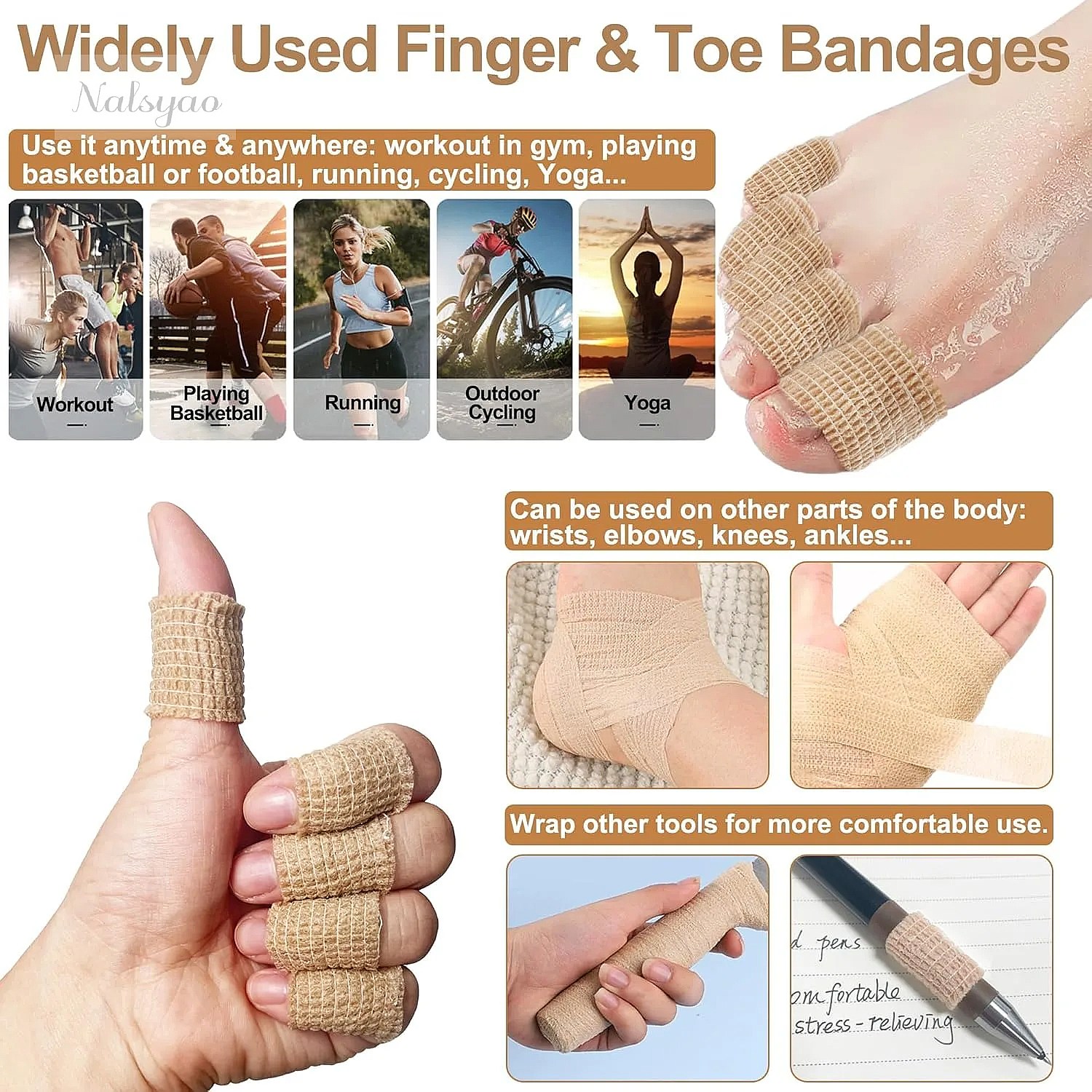 Großzehen-Bandage, dehnbares,  – Wrist Wrap Support Bewertung und Preis